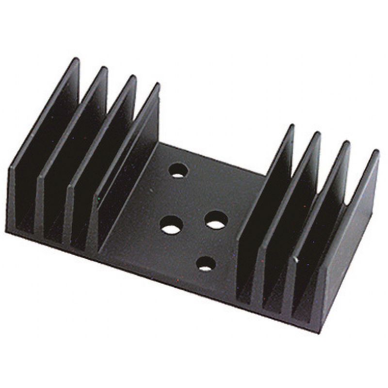 DISSIPATORE alluminio anodizzato PER TRANSISTOR TO3