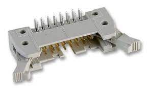 09185167903 Connettore maschio, PASSO 2.54 mm, 2 File, 16 PIN ALETTA 90°
