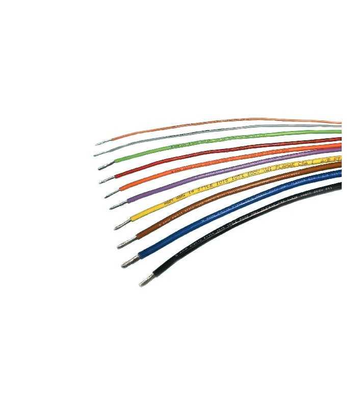 Cavo filo unipolare UL Style 11028 AWG 16 bianco ( 1 MT. )