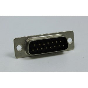 CONNETTORE SUB-D 15 POLI maschio a saldare C.S.