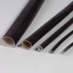 GUAINA SILICONE VETRO nera 6mm ( 1mt )