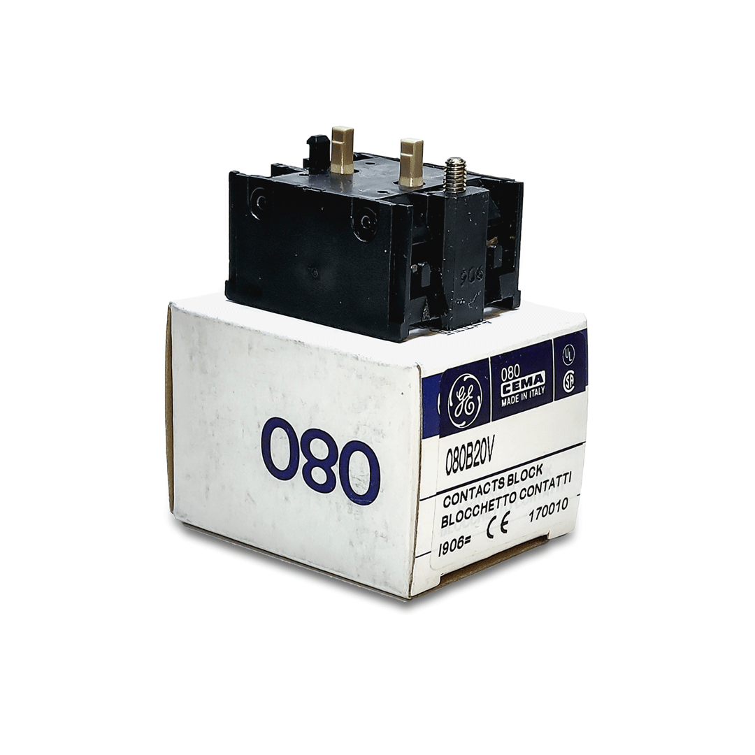 080B20V Blocco contatti General Electric – Nero