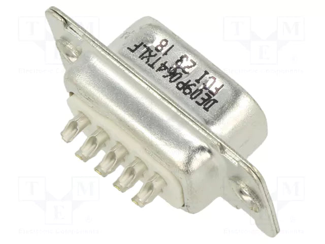 CONNETTORE SUB-D 9 POLI MASCHIO  A SALDARE SU FILO DE09P064TXLF