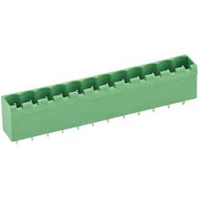 Connettore maschio PCB fila singola  15 PIN passo 5,08