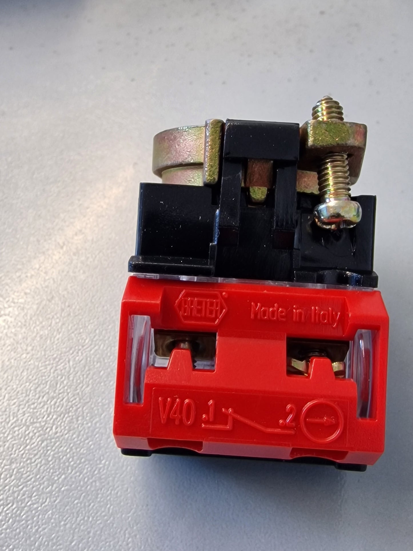 345.786 Contact block BRETER 1NC V40 COMPLETO DI BLOCCHETTO