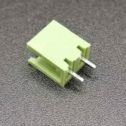 CONNETTORE  2 POLI MASCHIO C.S.  PASSO 3,5 MM SENZA PARETI