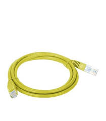652116 CAVO RJ45 CAT5  GIALLO Dätwyler Cables 5 metri