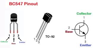 BC547 TRANSISTOR NPN NASTRATO ( 10 PZ )