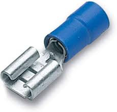 BFF608 CEMBRE FASTON FEMMINA 6,35X0,8  BLU ( 100 PZ ) (Copia)