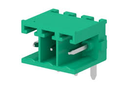 CONNETTORE  3 POLI MASCHIO C.S. 90°  PASSO 3,5 MM SENZA PARETE