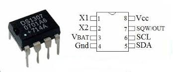 DS1307 IC REAL TIME CLOCK 8 PIN