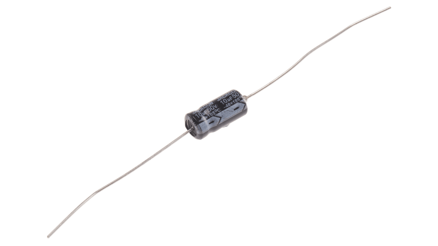 condensatore Elettrolitico 10 uf 50v  ASSIALE