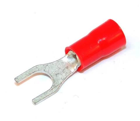 RF-U4/2 CEMBRE FORCELLA M4 ROSSA LARGA 10 MM ( 100 PZ )