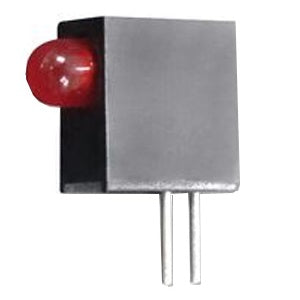 LED T-1 SINGOLO Ø3MM ROSSO TYP. 25MCD 40° P/N: L-710A8CB/1ID