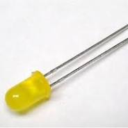 Diodo LED diametro 10 millimetri, colore GIALLO