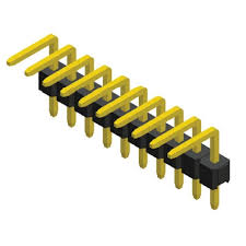 CONNETTORE STRIP  MASCHIO  40 POLI Serie: PH1RU25  Passo 2.54 mm FILA SINGOLA 90° H. 7 MM / H 3 MM