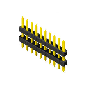 CONNETTORE STRIP  MASCHIO  40 POLI Serie: PH2D20  Passo 1,27 mm FILA SINGOLO DRITTA