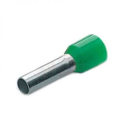 PKE612 CEMBRE TUBETTO PREISOLATO SEZ. 6MMQ P=12MM VERDE ( 100 PZ )