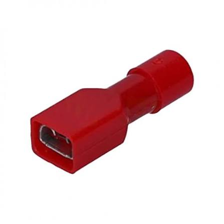 RFF408P CEMBRE  FASTON FEMMINA  4,8X0,8  ISOLATO ROSSO ( 100 PZ )