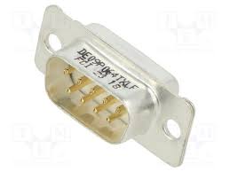 CONNETTORE SUB-D 9 POLI MASCHIO  A SALDARE SU FILO DE09P064TXLF