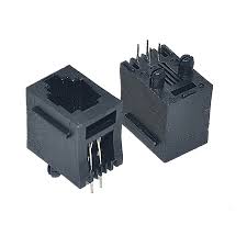 RJ-45 CONNETTORE ETHERNET A SALDARE PRESA FEMMINA  4 POLI A SALDARE C.S.