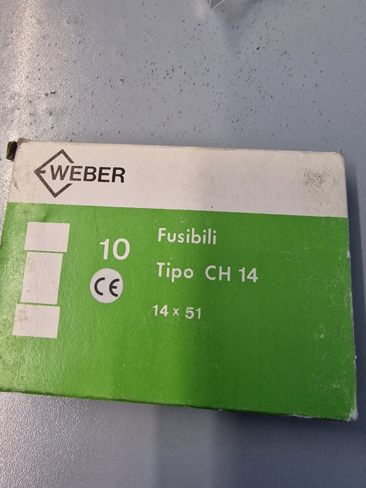 Fusibile ITALWEBER 14 x 51  50a 500v ( conf. 10 pz )