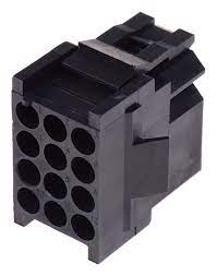 192923-5940 Corpo connettore automotive ITT Cannon Maschio, 12 vie, 3 file, passo 5.08mm