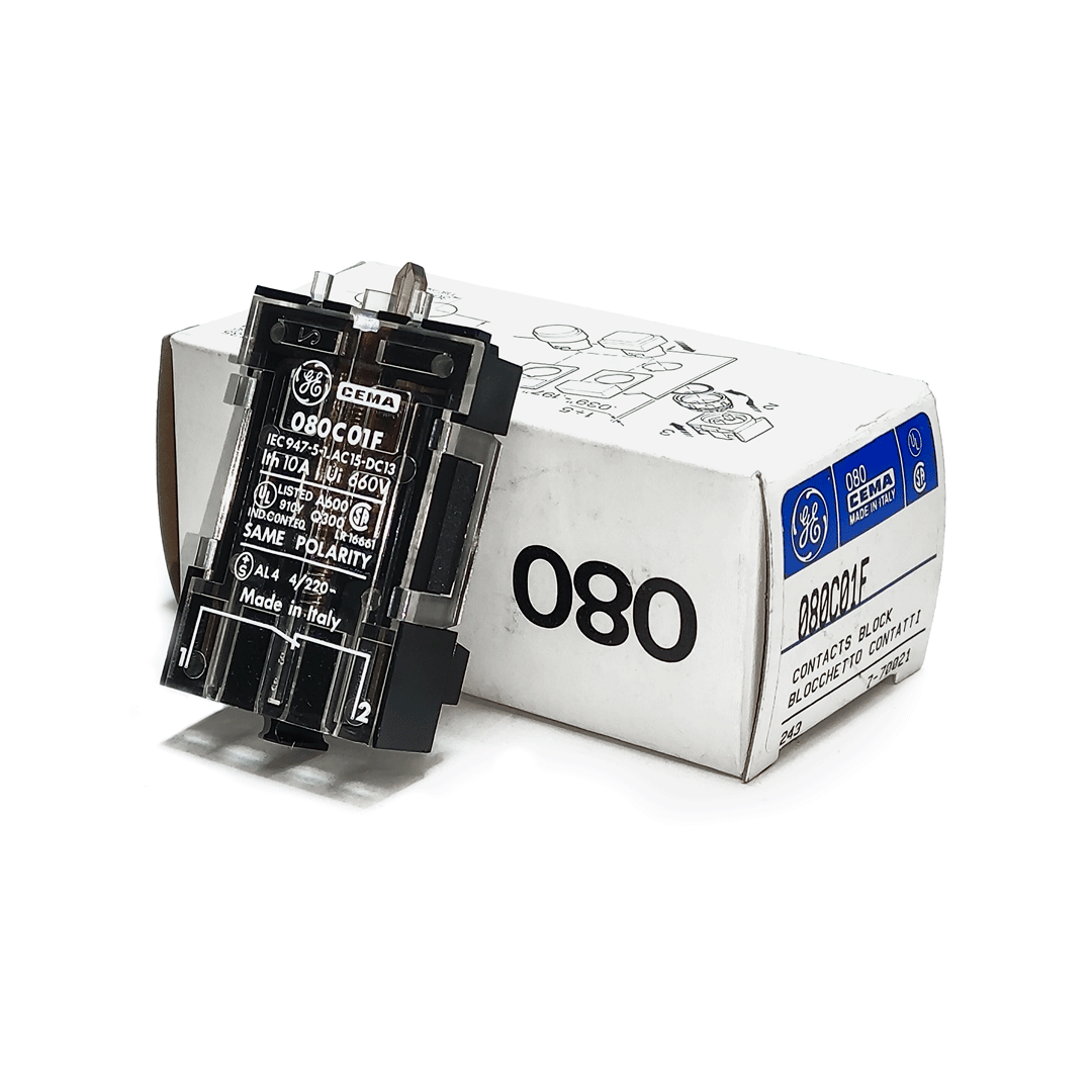 080C01F Blocco contatti General Electric