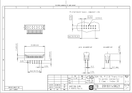 09181149621 Connettore Harting a 14 posizioni, passo 2.54 mm