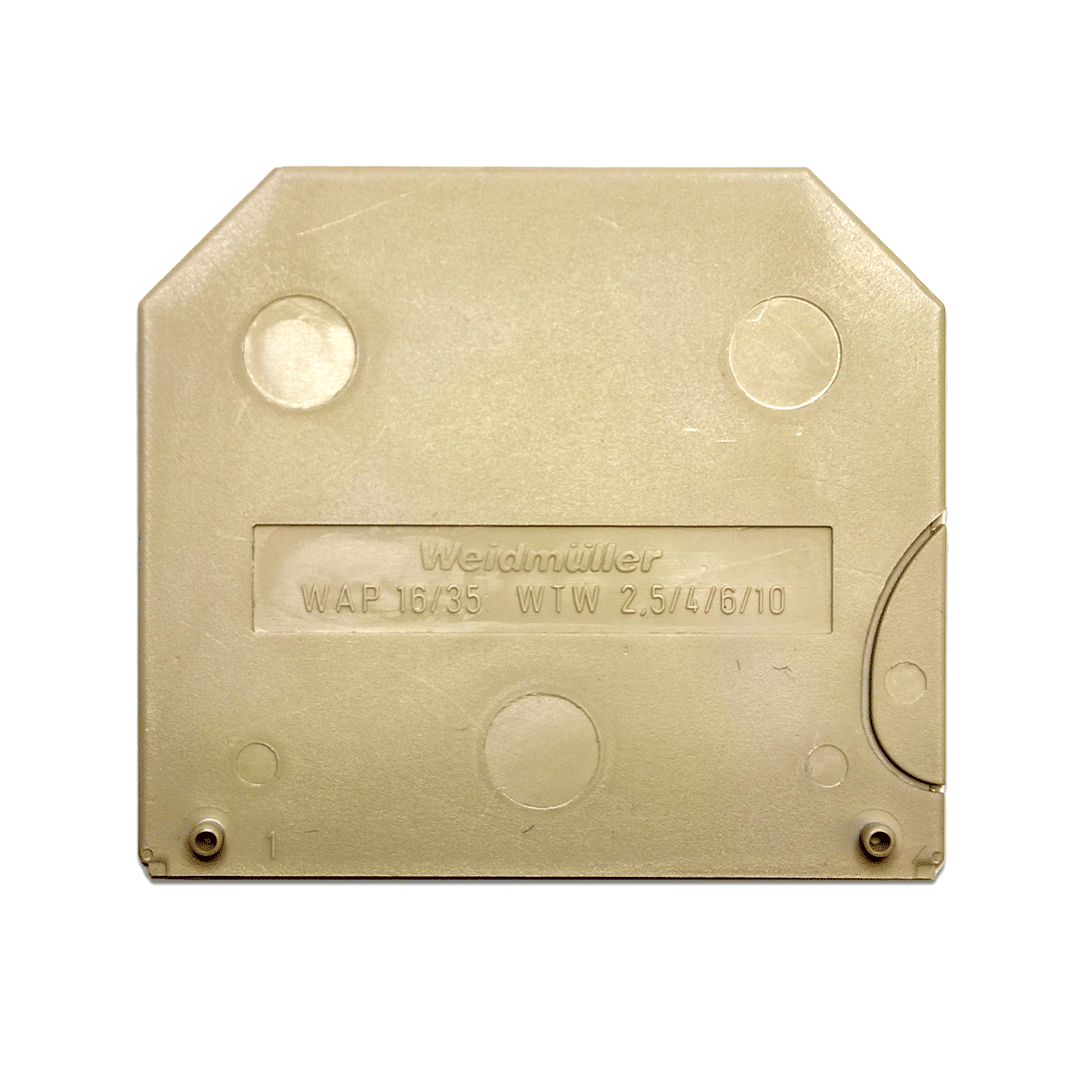 1050100000 Piastra di fissaggio terminale Weidmuller WAP 16/35 WTW 2.5-10