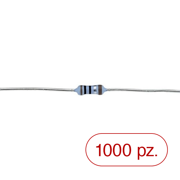 resistenza  2K7 0.25W, ±1% CONF. ( 1000 pezzi )
