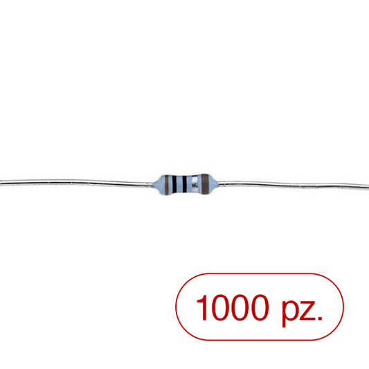 resistenza  62K 0.25W, ±1% CONF. ( 1000 pezzi )